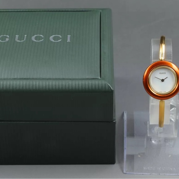 Gucci Iconic 14k Gold Gucci Watch Amazing!! 😻 - Picture 2 of 9